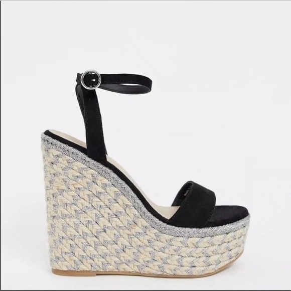 Asos espadrilles wedge heel Justina Sexy Size 5 Sold Out! - Picture 11 of 13